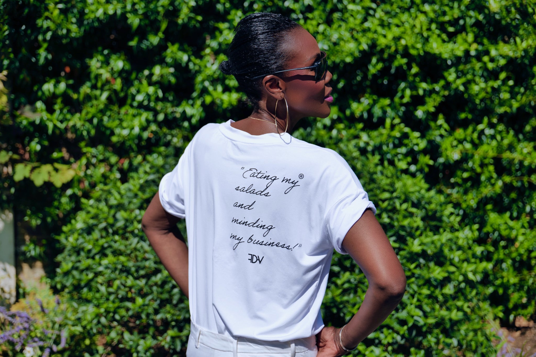 Short sleeve T-shirt - "Eating my salads and minding my business"