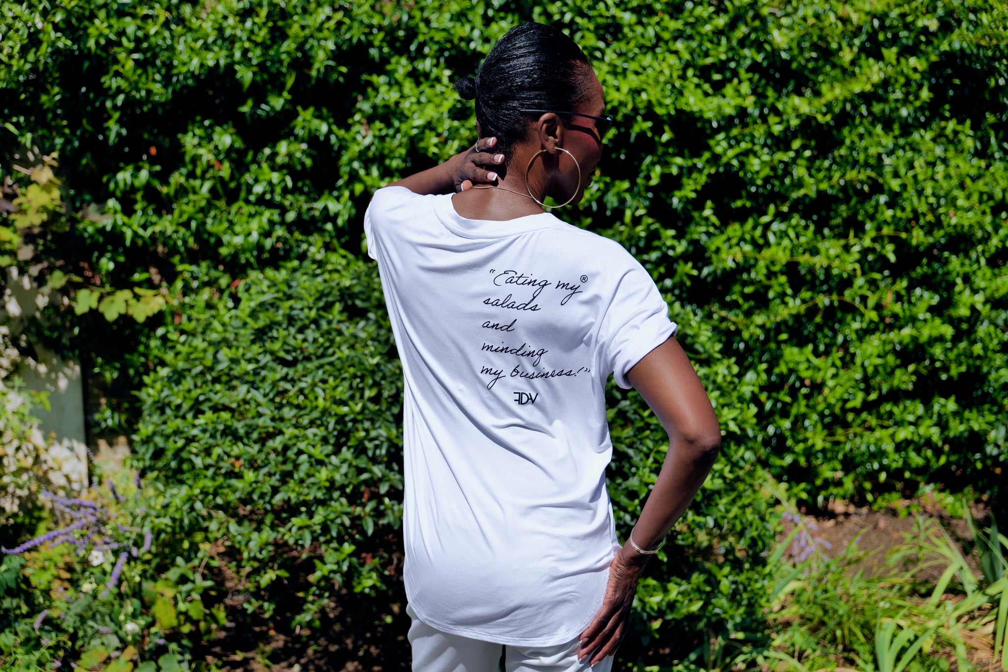 Short sleeve T-shirt - "Eating my salads and minding my business"